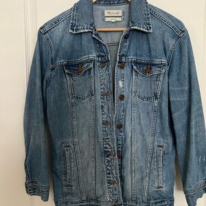 Madewell Oversized Distressed Denim Jacket